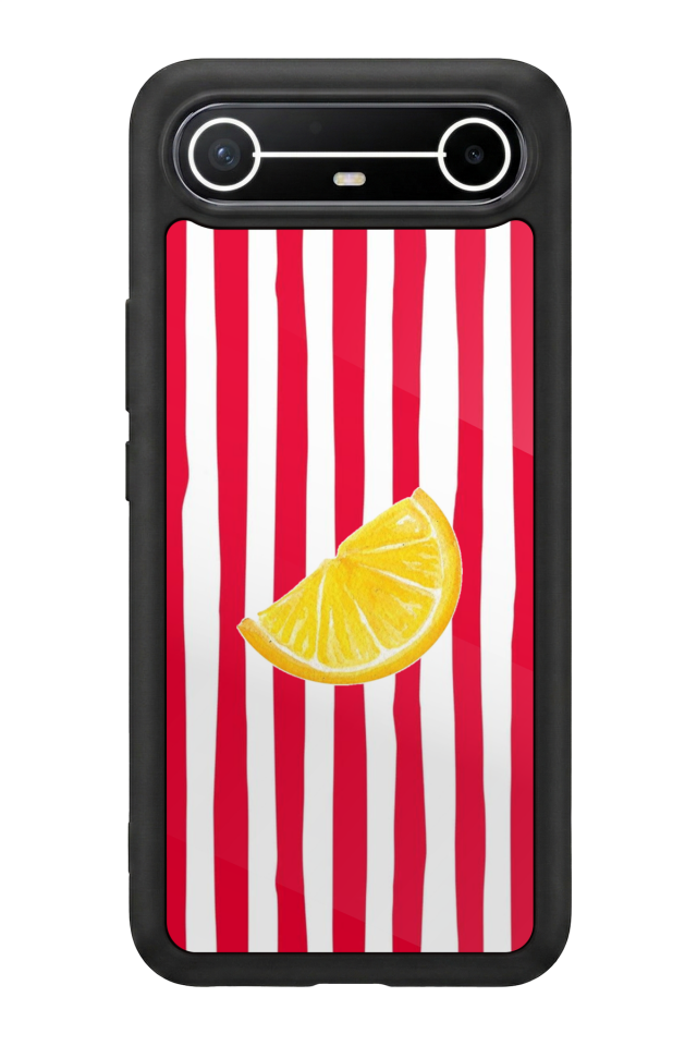 Tecno Spark Slim 5G Uyumlu Limon Tasarımlı Glossy Premium Kılıf