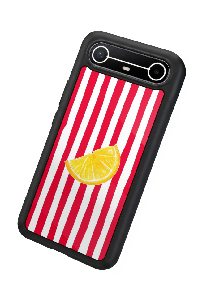 Tecno Spark Slim 5G Uyumlu Limon Tasarımlı Glossy Premium Kılıf