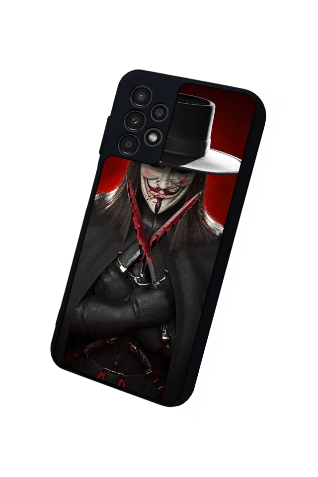 Samsung Galaxy A23 Uyumlu Vendetta Tasarımlı Glossy Premium Kılıf