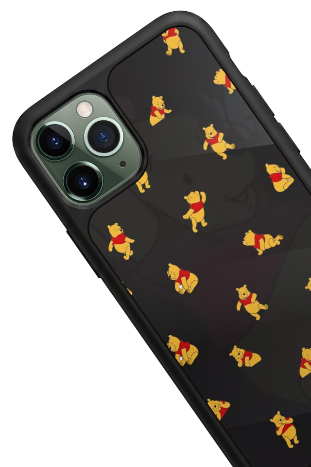 iPhone 11 Pro Uyumlu Winnie Tasarımlı Glossy Premium Kılıf