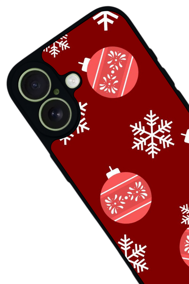 iPhone 17 Uyumlu Yilbasi Christmas Tasarımlı Glossy Premium Kılıf