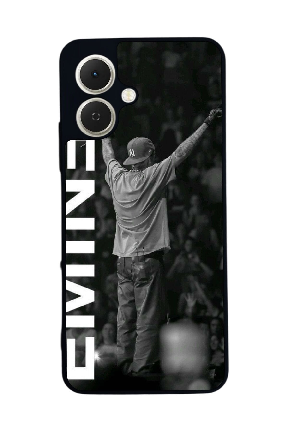 Tecno Spark GO 2 Uyumlu Eminem Tasarımlı Glossy Premium Kılıf