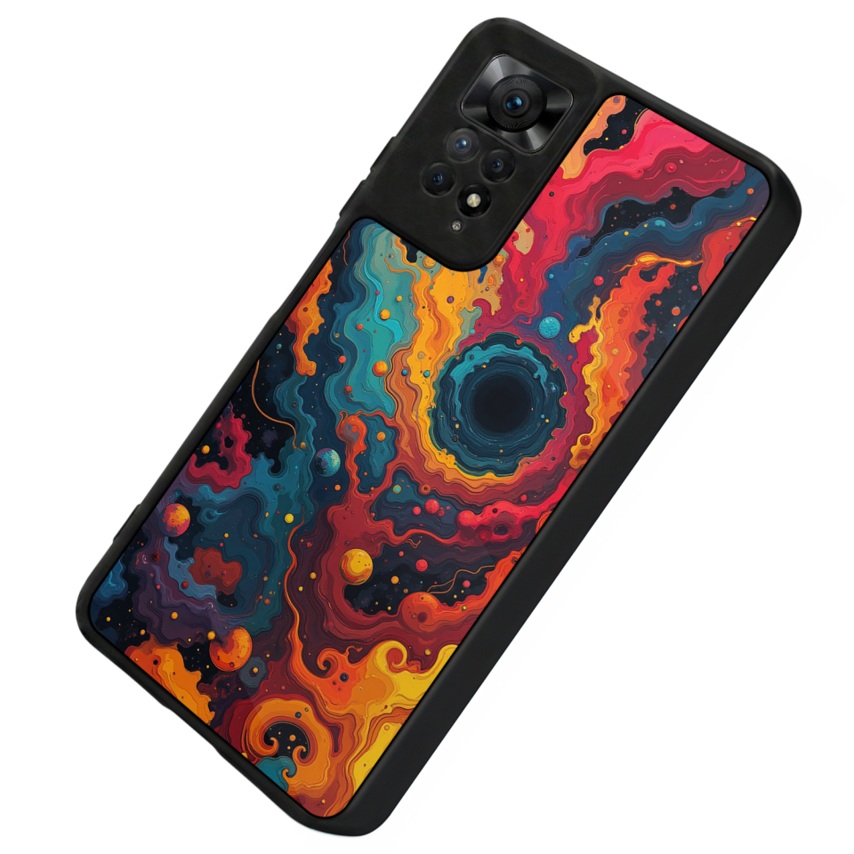 Xiaomi Redmi Note 12 Pro Uyumlu Abstract Tasarımlı Glossy Premium Kılıf