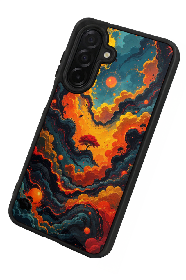 Samsung Galaxy A26 Uyumlu Abstract Tasarımlı Glossy Premium Kılıf