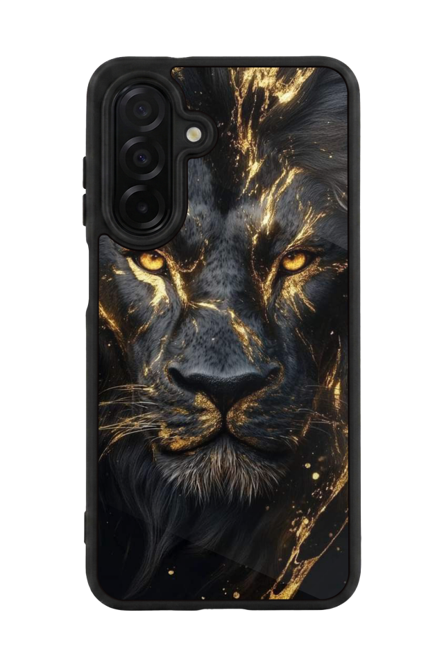 Samsung Galaxy A56 Uyumlu Aslan Tasarımlı Glossy Premium Kılıf