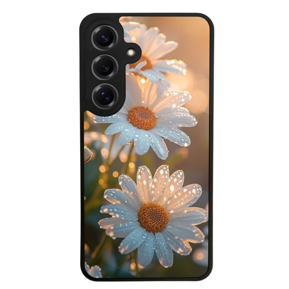 Samsung Galaxy S25 Uyumlu Cicek Tasarımlı Glossy Premium Kılıf