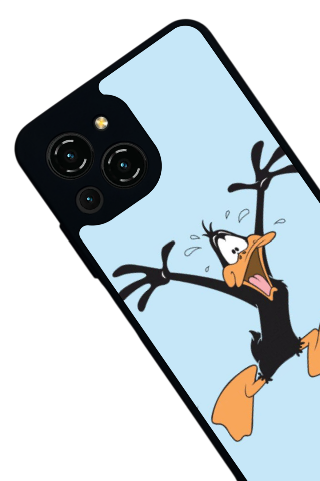 Reeder S23 Pro Max Uyumlu Daffy duck Tasarımlı Glossy Premium Kılıf