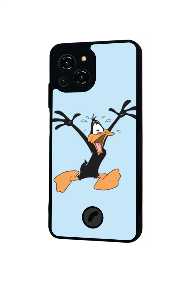 Reeder S23 Pro Max Uyumlu Daffy duck Tasarımlı Glossy Premium Kılıf