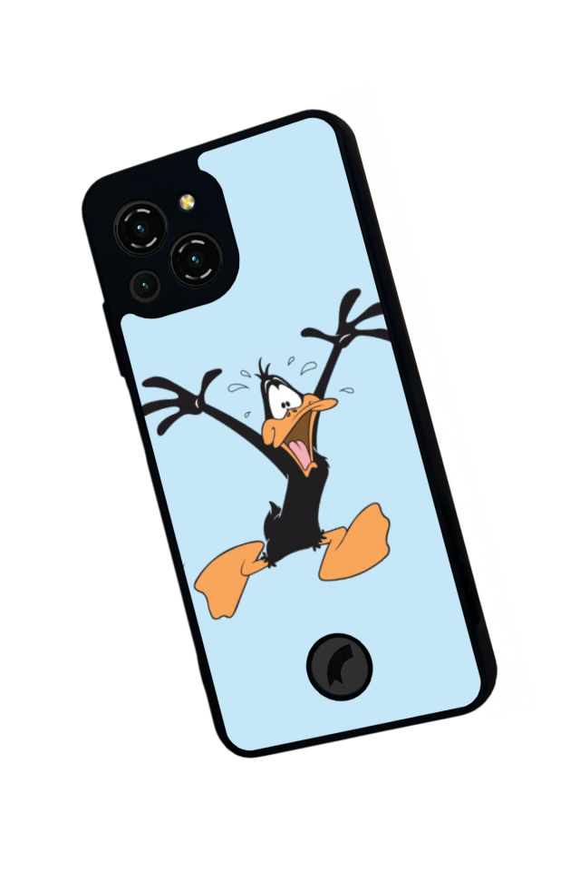 Reeder S23 Pro Max Uyumlu Daffy duck Tasarımlı Glossy Premium Kılıf