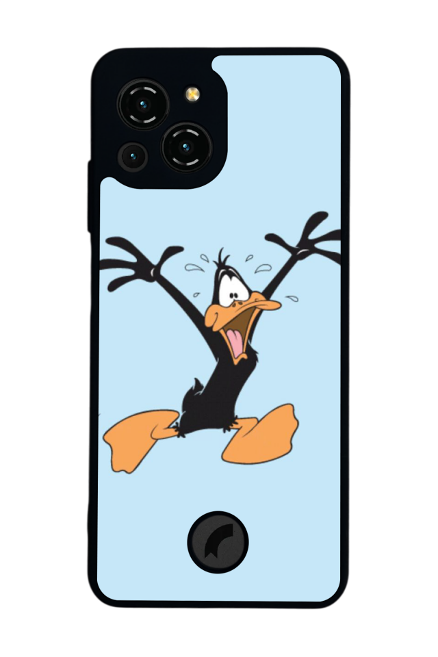 Reeder S23 Pro Max Uyumlu Daffy duck Tasarımlı Glossy Premium Kılıf
