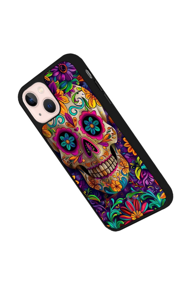 iPhone 15 Uyumlu KuruKafa Tasarımlı Glossy Premium Kılıf