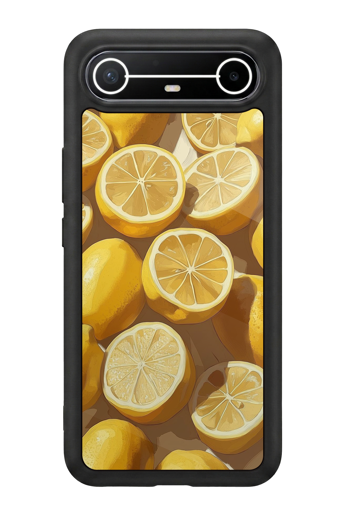 Tecno Spark Slim 5G Uyumlu Limon Tasarımlı Glossy Premium Kılıf