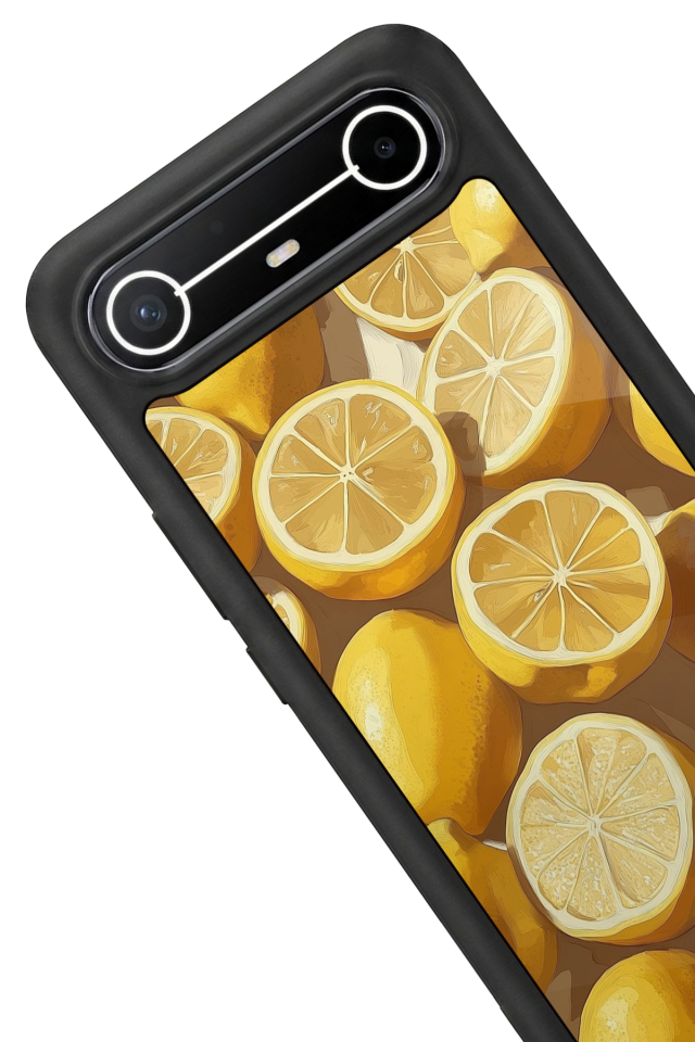 Tecno Spark Slim 5G Uyumlu Limon Tasarımlı Glossy Premium Kılıf