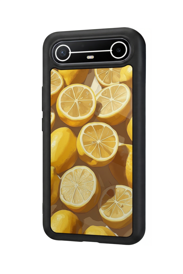 Tecno Spark Slim 5G Uyumlu Limon Tasarımlı Glossy Premium Kılıf