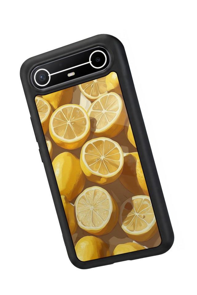 Tecno Spark Slim 5G Uyumlu Limon Tasarımlı Glossy Premium Kılıf