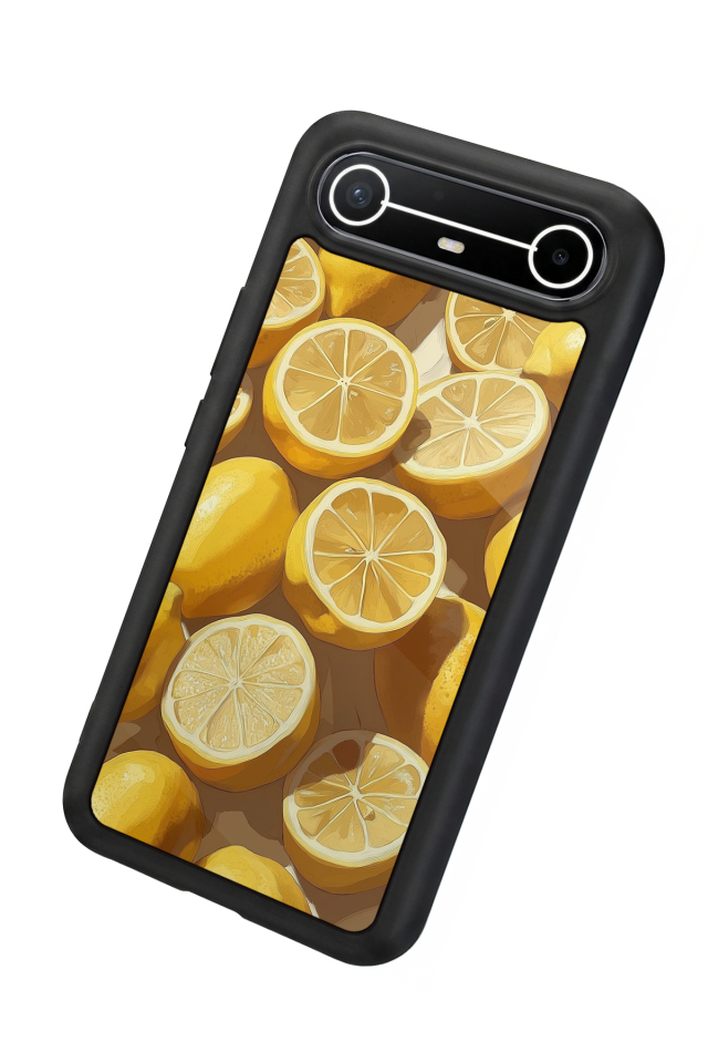 Tecno Spark Slim 5G Uyumlu Limon Tasarımlı Glossy Premium Kılıf