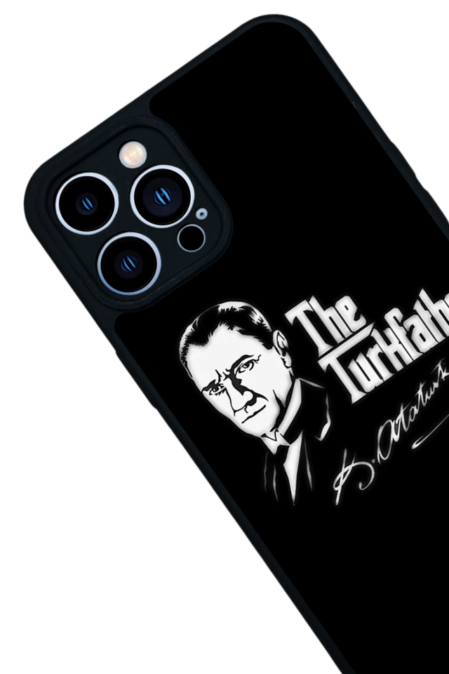 iPhone 12 Pro Max Uyumlu Mustafa Kemal Ataturk Tasarımlı Glossy Premium Kılıf
