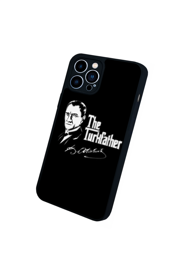 iPhone 12 Pro Max Uyumlu Mustafa Kemal Ataturk Tasarımlı Glossy Premium Kılıf