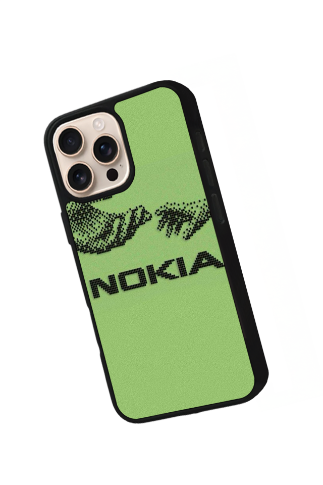 iPhone 15 Pro Max Uyumlu Nokia Tasarımlı Glossy Premium Kılıf