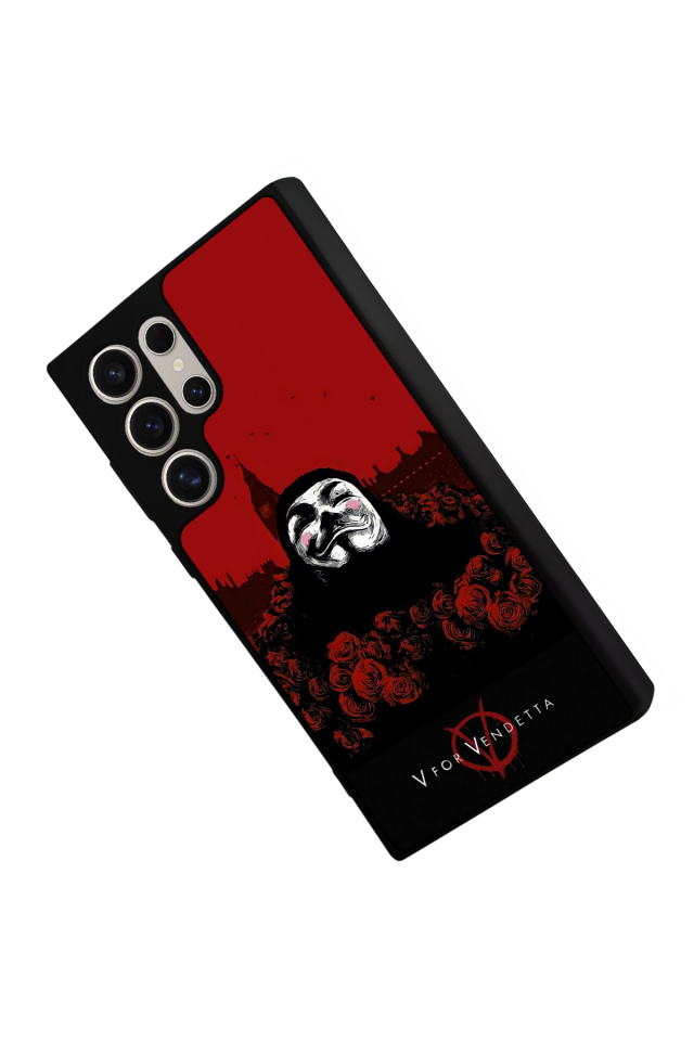 Samsung Galaxy S22 Ultra Uyumlu Vendetta Tasarımlı Glossy Premium Kılıf