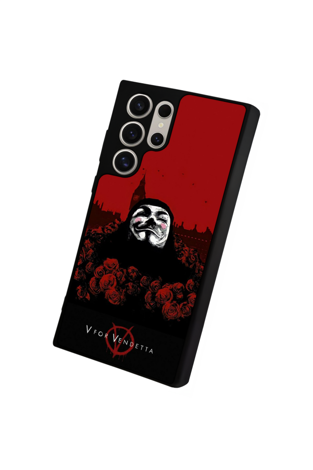 Samsung Galaxy S22 Ultra Uyumlu Vendetta Tasarımlı Glossy Premium Kılıf
