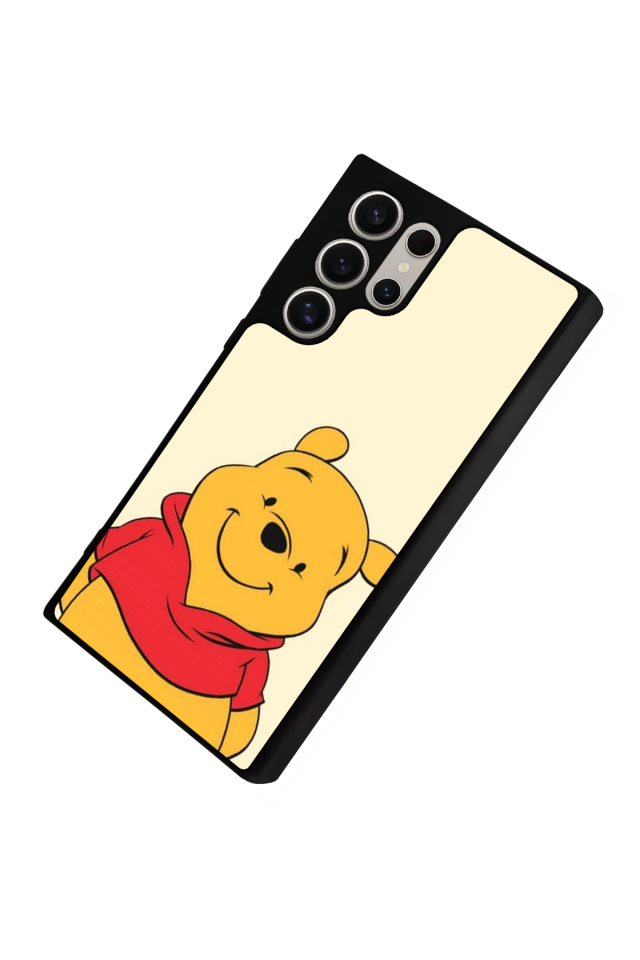 Samsung Galaxy S23 Ultra Uyumlu Winnie Tasarımlı Glossy Premium Kılıf