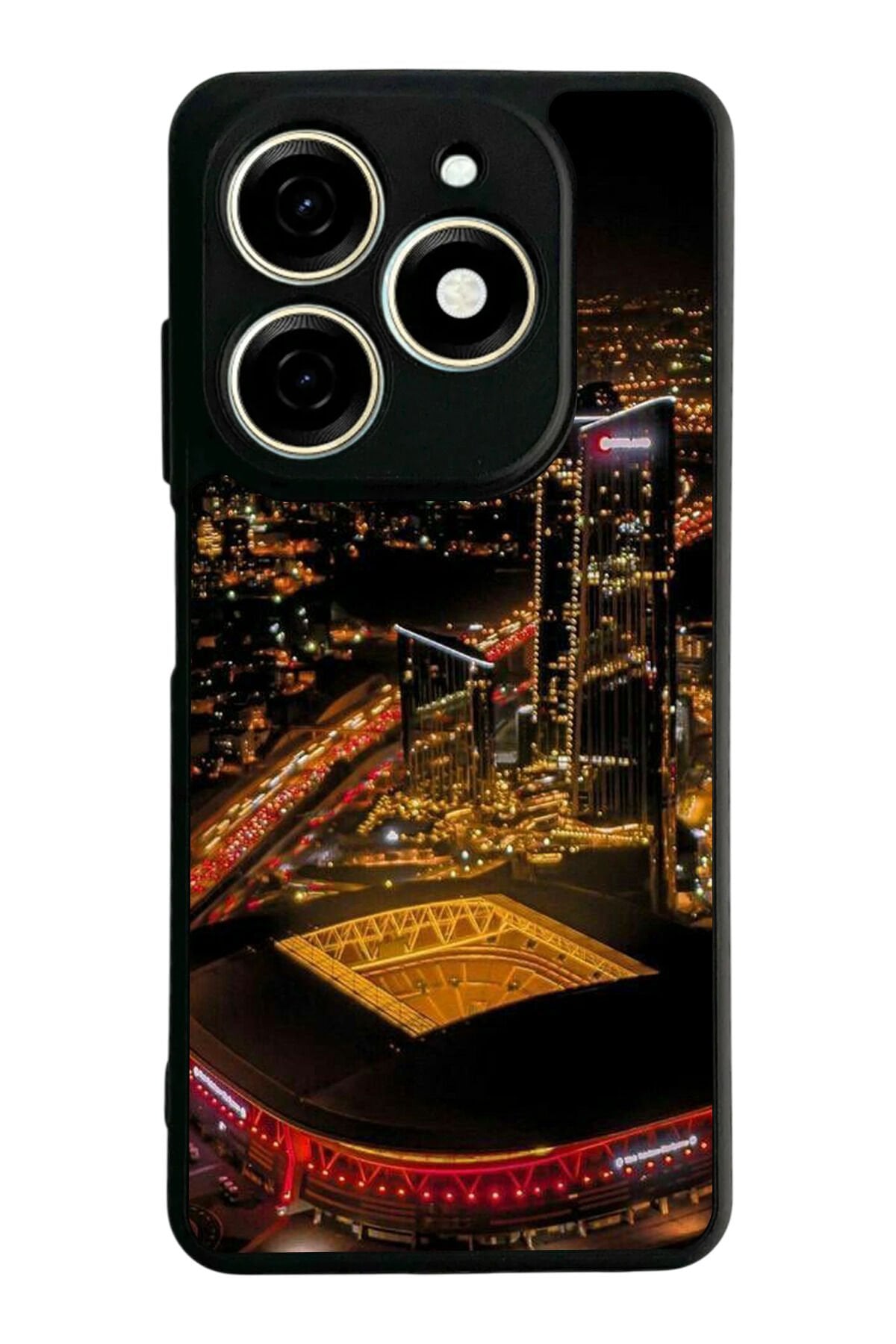 Tecno Spark 20/20C Uyumlu Aslan Tasarımlı Glossy Premium Kılıf