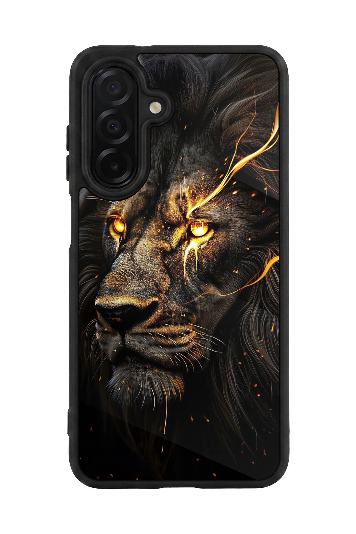 Samsung Galaxy A56 Uyumlu Aslan Tasarımlı Glossy Premium Kılıf
