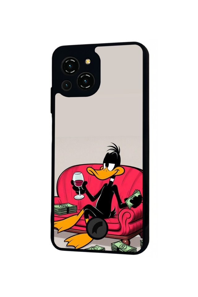 Reeder S23 Pro Max Uyumlu Daffy duck Tasarımlı Glossy Premium Kılıf