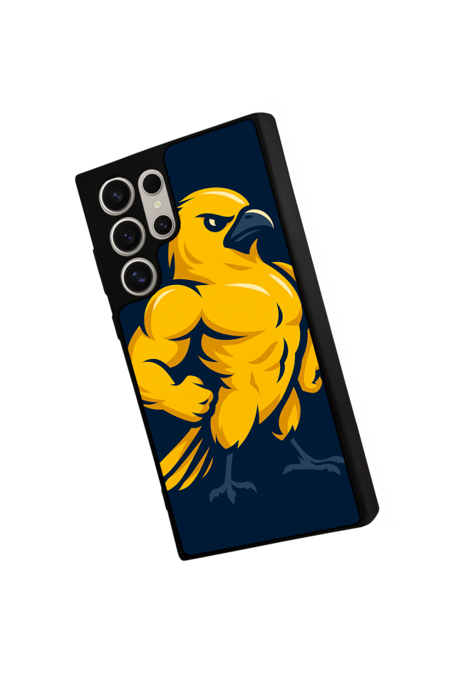 Samsung Galaxy S22 Ultra Uyumlu Fenerbahce Tasarımlı Glossy Premium Kılıf