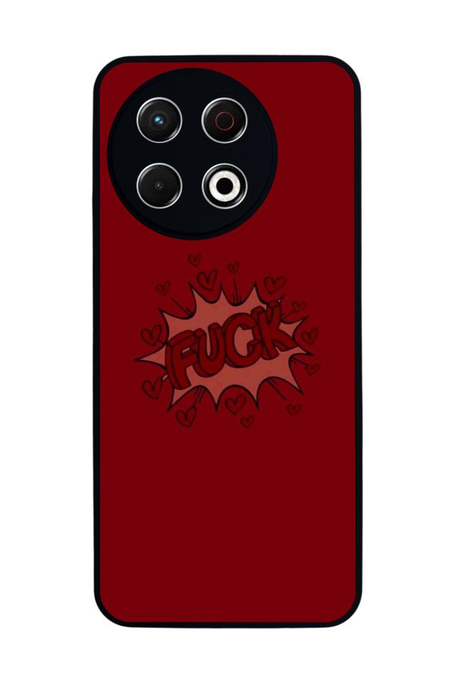 Tecno Spark 30 Pro Uyumlu Kalp Love Tasarımlı Glossy Premium Kılıf