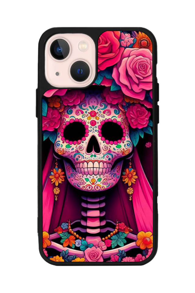 iPhone 15 Uyumlu KuruKafa Tasarımlı Glossy Premium Kılıf