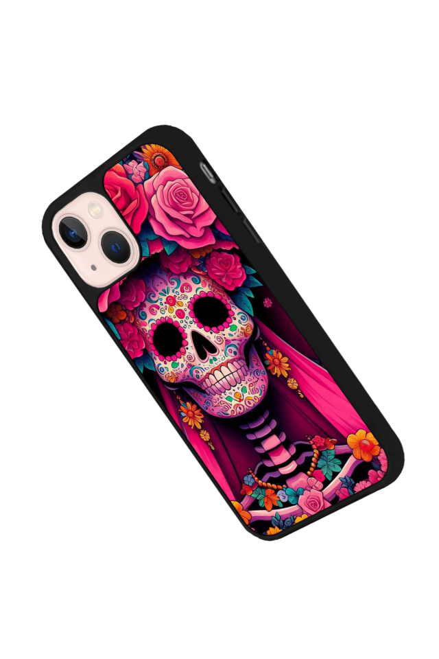 iPhone 15 Uyumlu KuruKafa Tasarımlı Glossy Premium Kılıf