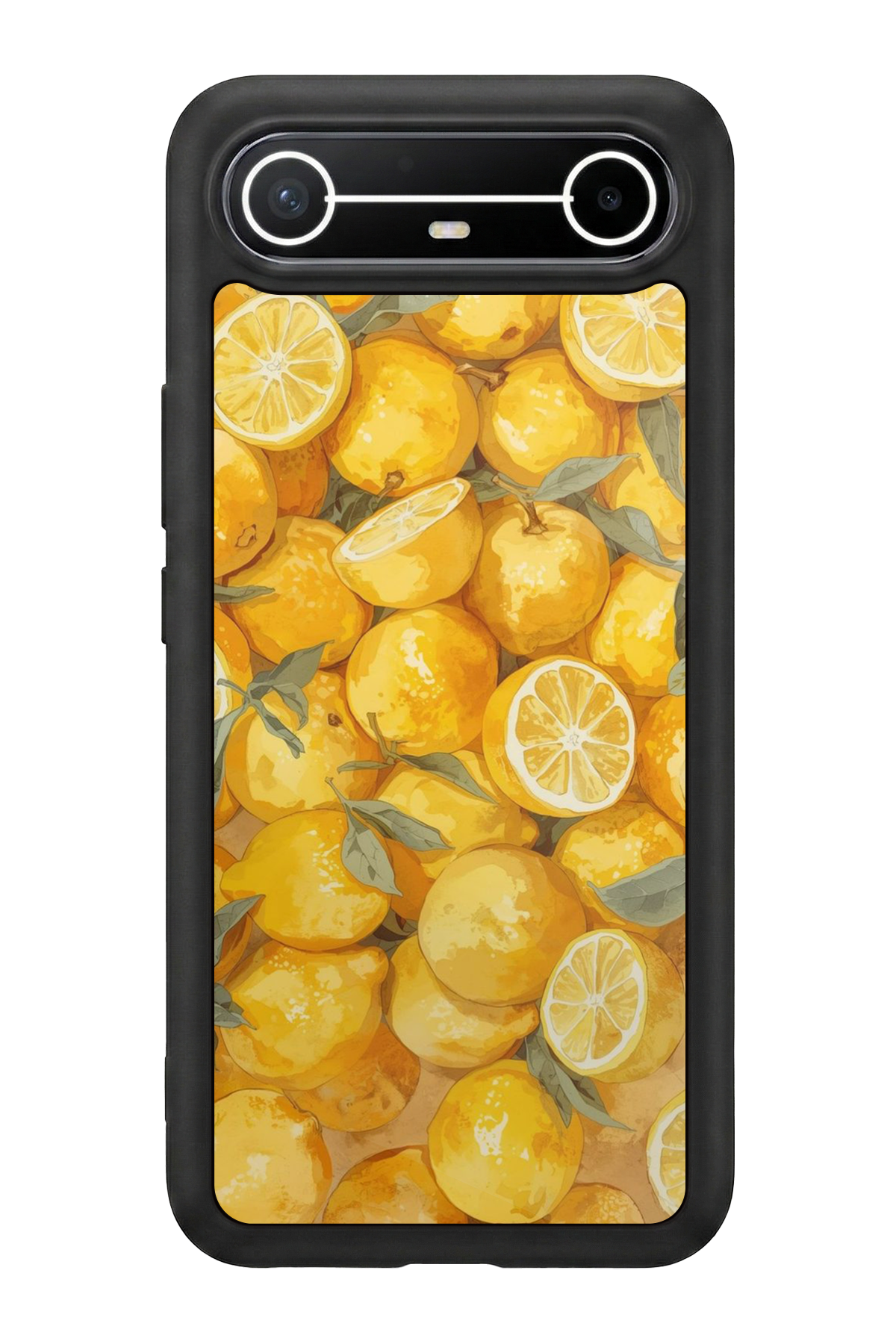 Tecno Spark Slim 5G Uyumlu Limon Tasarımlı Glossy Premium Kılıf