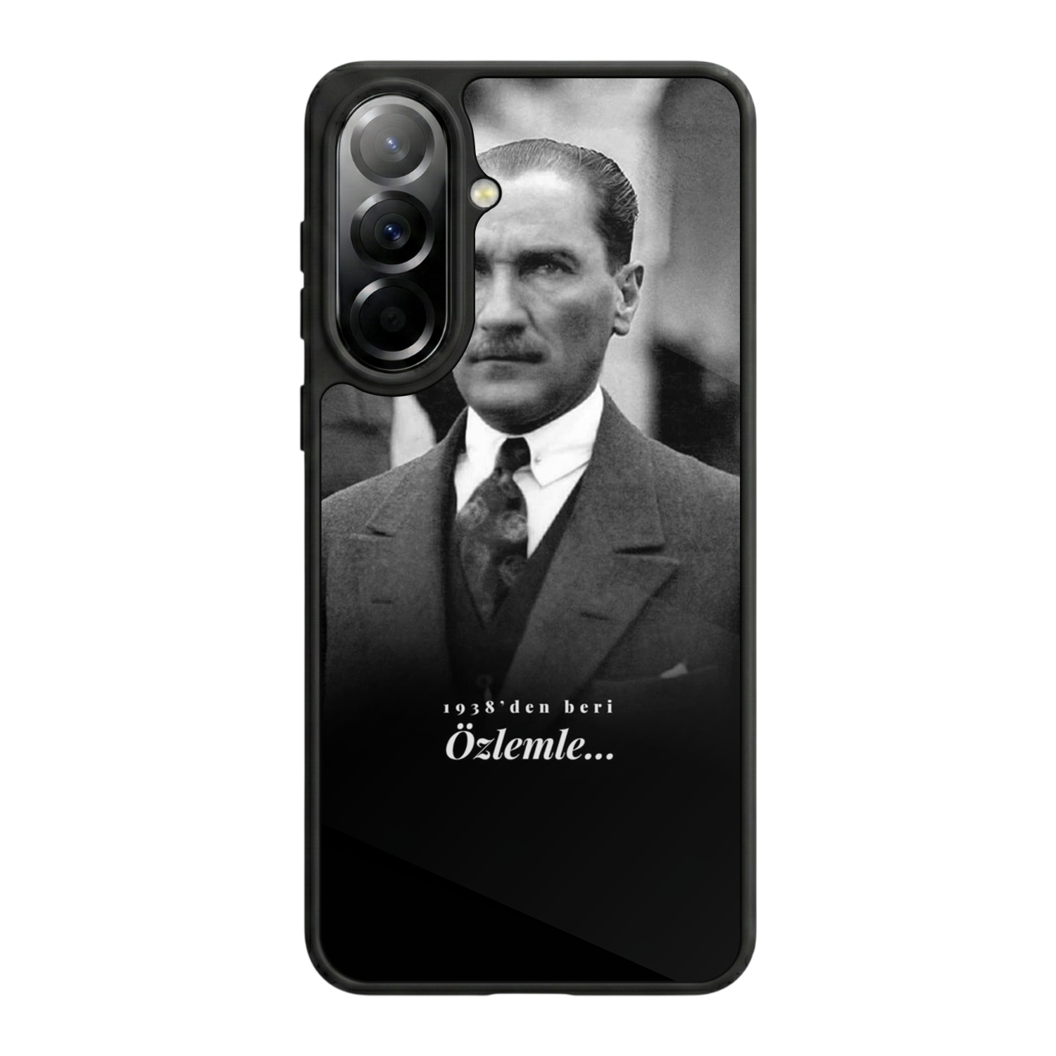 Samsung Galaxy A57 Uyumlu Mustafa Kemal Ataturk Tasarımlı Glossy Premium Kılıf