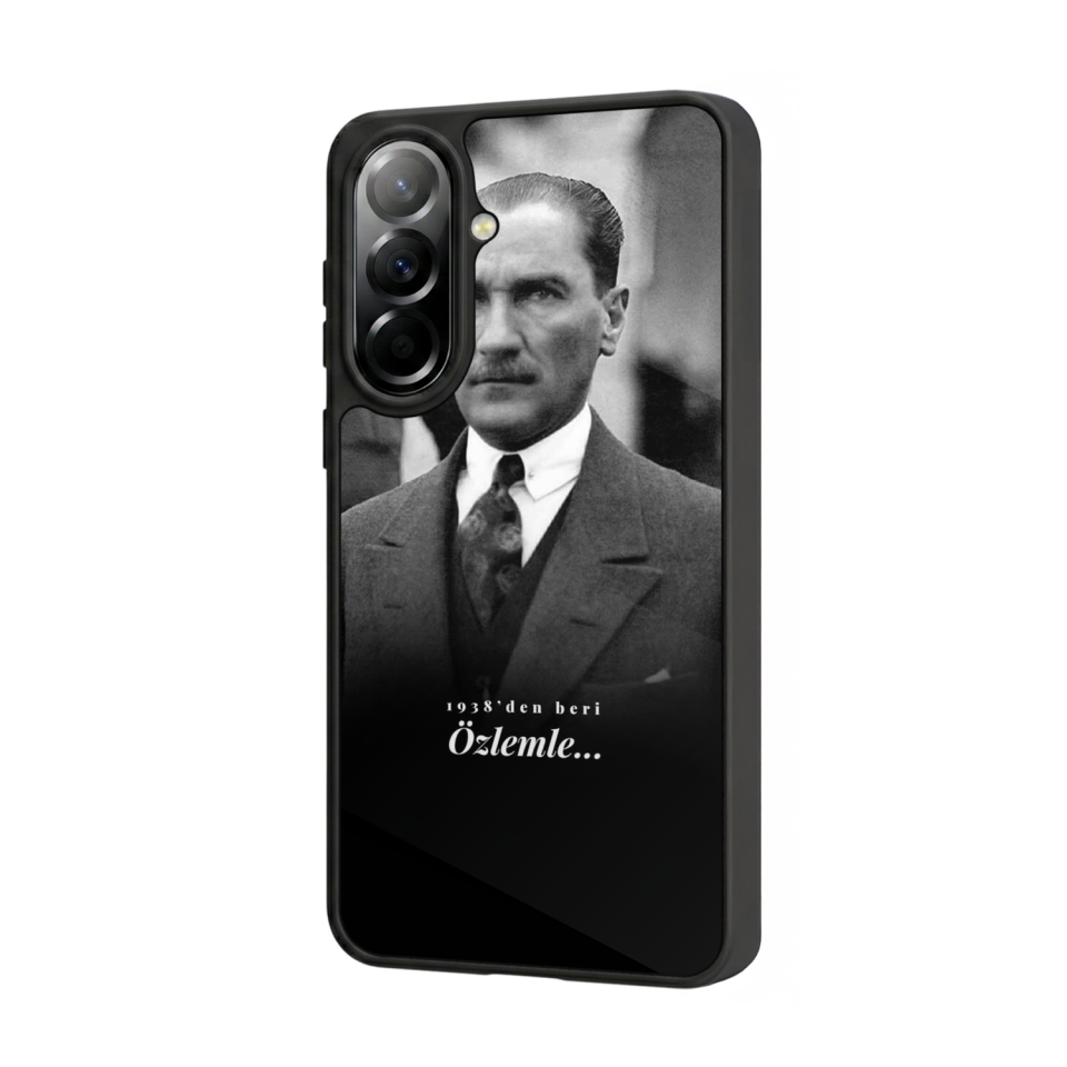 Samsung Galaxy A57 Uyumlu Mustafa Kemal Ataturk Tasarımlı Glossy Premium Kılıf