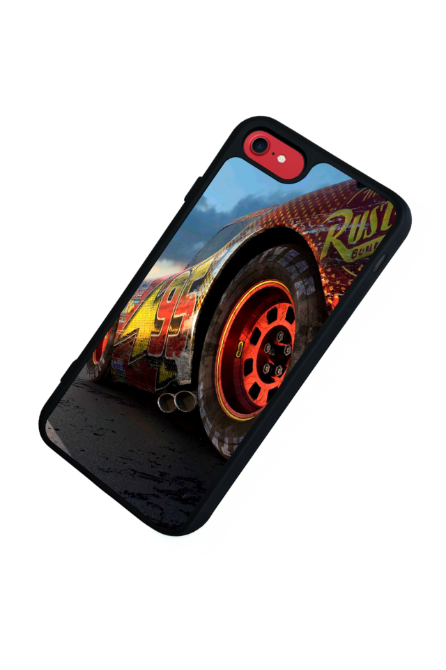 iPhone 7 Uyumlu Şimsek McQueen Tasarımlı Glossy Premium Kılıf