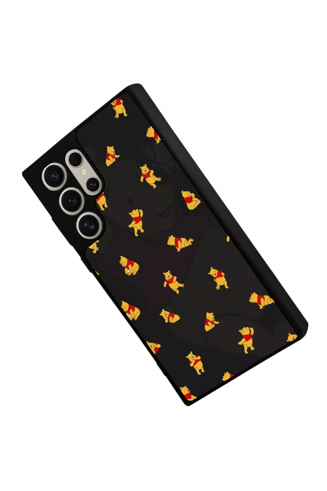 Samsung Galaxy S23 Ultra Uyumlu Winnie Tasarımlı Glossy Premium Kılıf