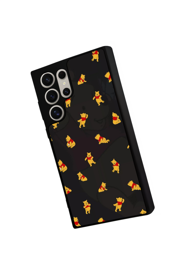 Samsung Galaxy S23 Ultra Uyumlu Winnie Tasarımlı Glossy Premium Kılıf