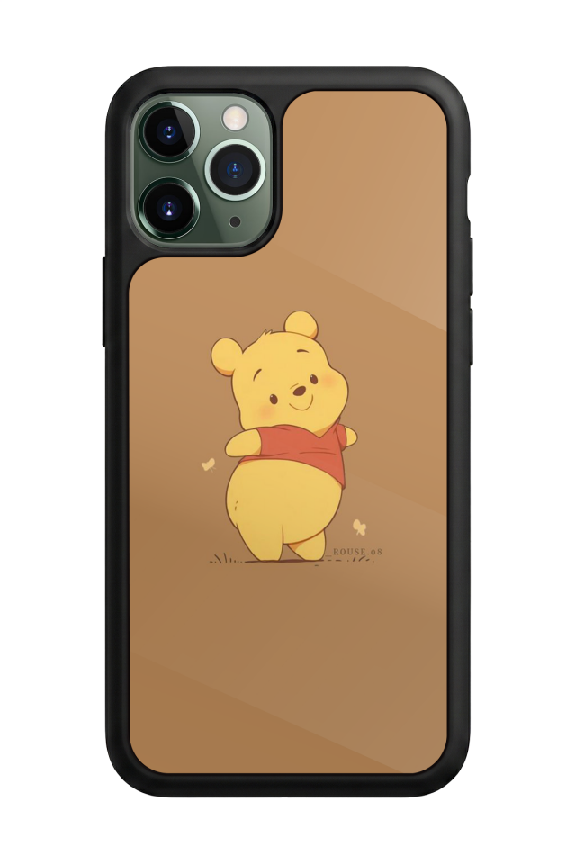 iPhone 11 Pro Uyumlu Winnie Tasarımlı Glossy Premium Kılıf