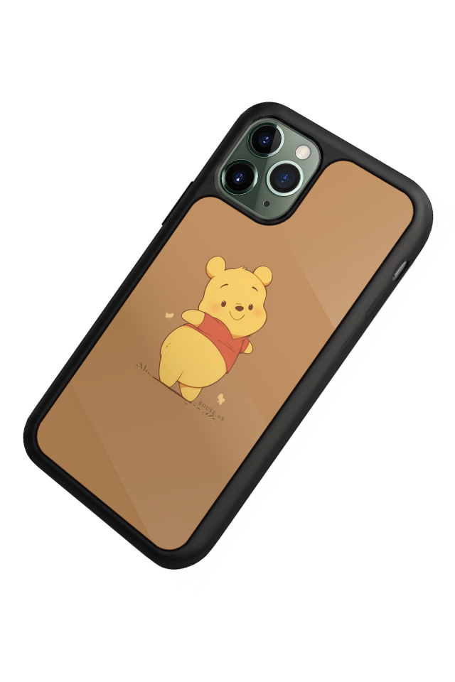 iPhone 11 Pro Uyumlu Winnie Tasarımlı Glossy Premium Kılıf