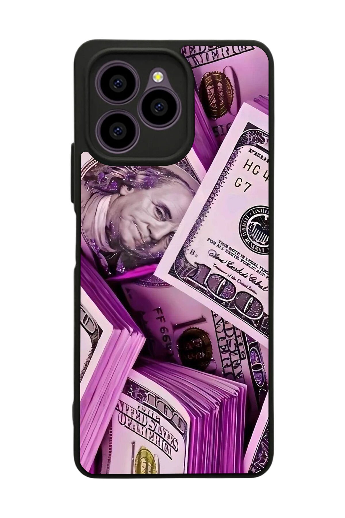 Omix X6 Uyumlu Money Para Tasarımlı Glossy Premium Kılıf