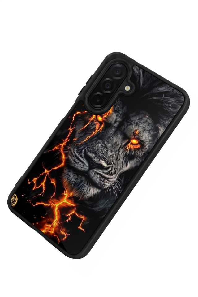 Samsung Galaxy A56 Uyumlu Aslan Tasarımlı Glossy Premium Kılıf