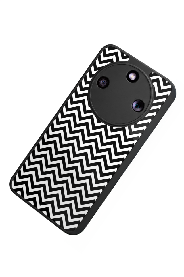Honor Magic 8 Lite Uyumlu Çizgi Sanatı Tasarımlı Glossy Premium Kılıf