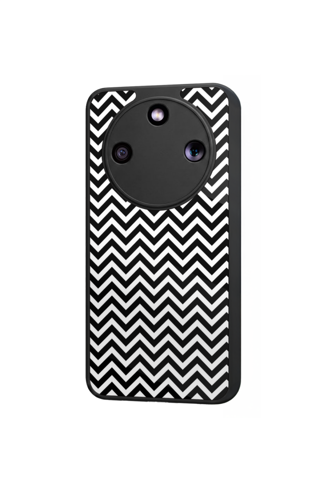 Honor Magic 8 Lite Uyumlu Çizgi Sanatı Tasarımlı Glossy Premium Kılıf