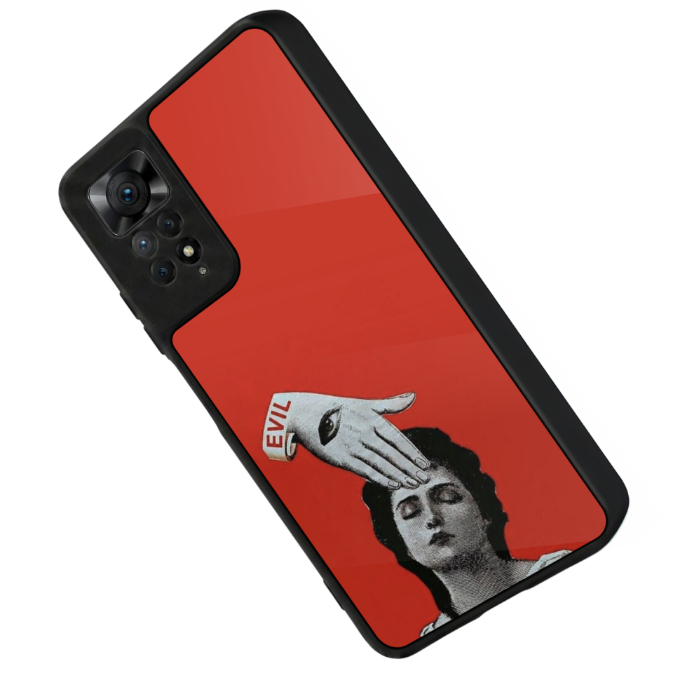 Xiaomi Redmi Note 11 Pro Uyumlu Kirmizi Tasarımlı Glossy Premium Kılıf