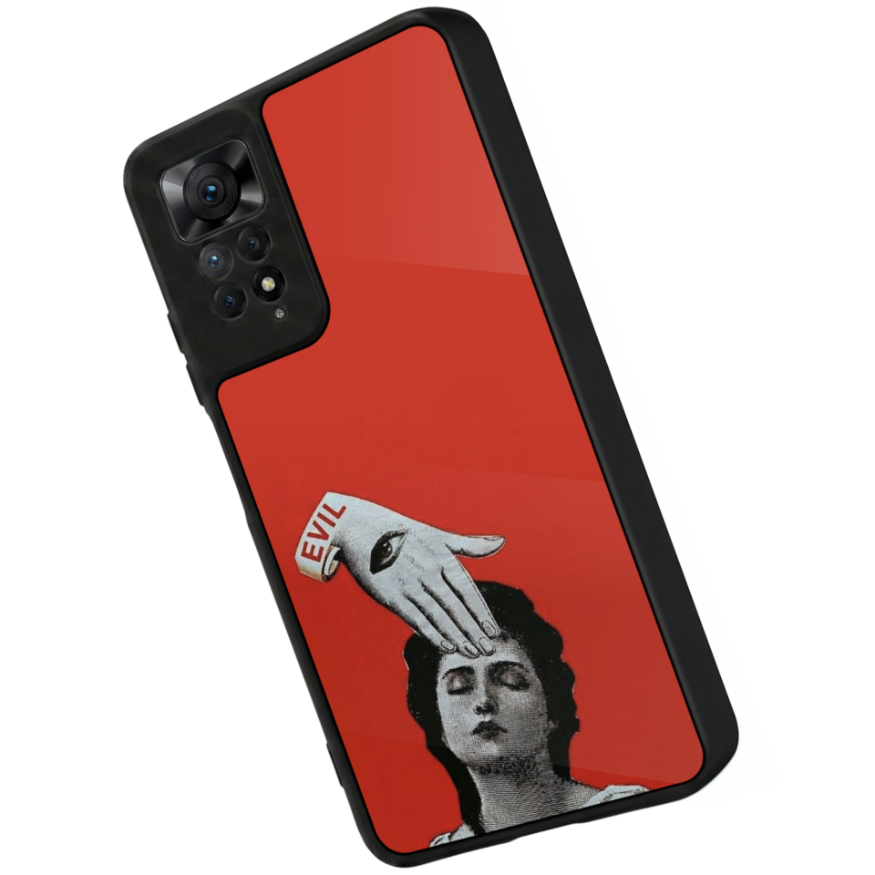 Xiaomi Redmi Note 11 Pro Uyumlu Kirmizi Tasarımlı Glossy Premium Kılıf