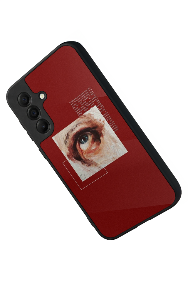 Samsung Galaxy A17 Uyumlu Kirmizi Tasarımlı Glossy Premium Kılıf