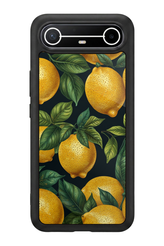 Tecno Spark Slim 5G Uyumlu Limon Tasarımlı Glossy Premium Kılıf