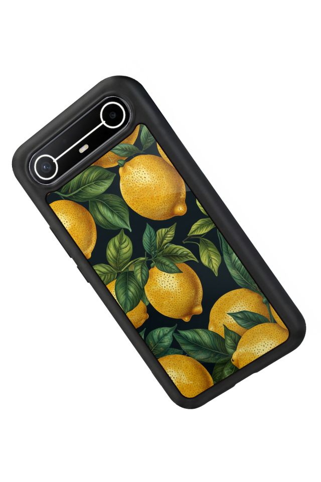 Tecno Spark Slim 5G Uyumlu Limon Tasarımlı Glossy Premium Kılıf